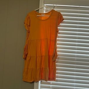 Time and Tru Orange Swing Dress